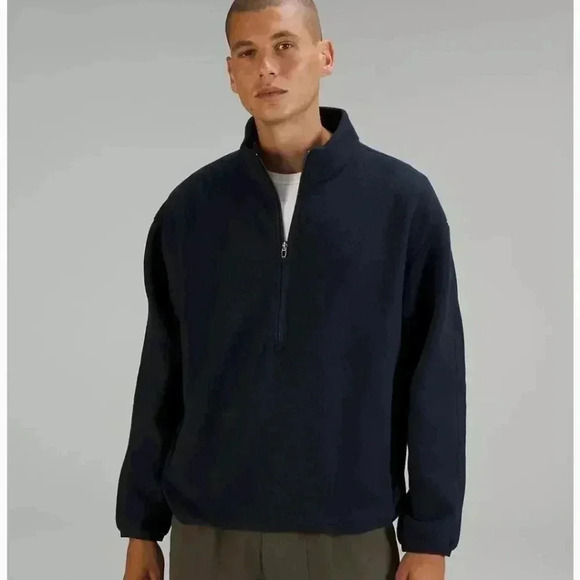 Lululemon men's Oversized-Fit Fleece Half Zip - Picture 2 of 5